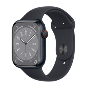 שעון חכם אפל Apple Watch Series 8 מידה 41mm שחור תומך GPS