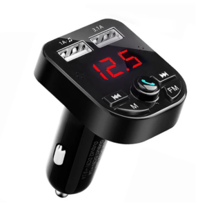 משדר FM בלוטות' לרכב עם דיבורית, נגן מוזיקה וטעינה Nordic