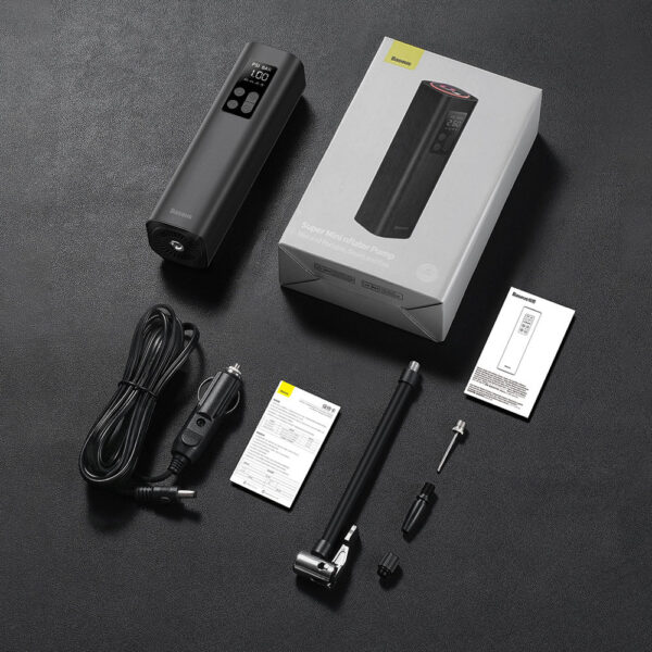 משאבה חשמלית Baseus Supermini Pro Series Wireless Car Inflator 00
