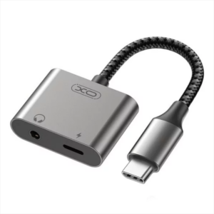 מפצל לגלקסי מ-USB-C ל-USB-C ו-AUX לאודיו וטעינה XO-NB-R257B