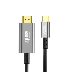כבל HDMI 4K לחיבור Type-C להזרמת תוכן באיכות ללא פשרות XO-GB019 כסוף