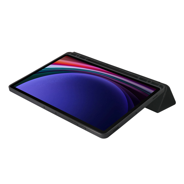 כיסוי Samsung Tab S9 Plus שחור 12.4 אינץ' Otterbox React Folio