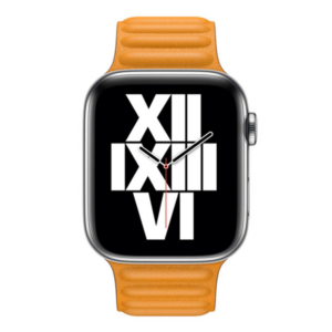 רצועה לשעון אפל 40 מ”מ מקורית מעור צהוב Apple Watch California Leather Link - L