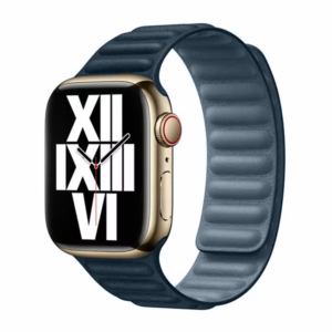 רצועה לשעון אפל 40 מ”מ מקורית מעור כחול Apple Watch Baltic Blue Leather Link - L