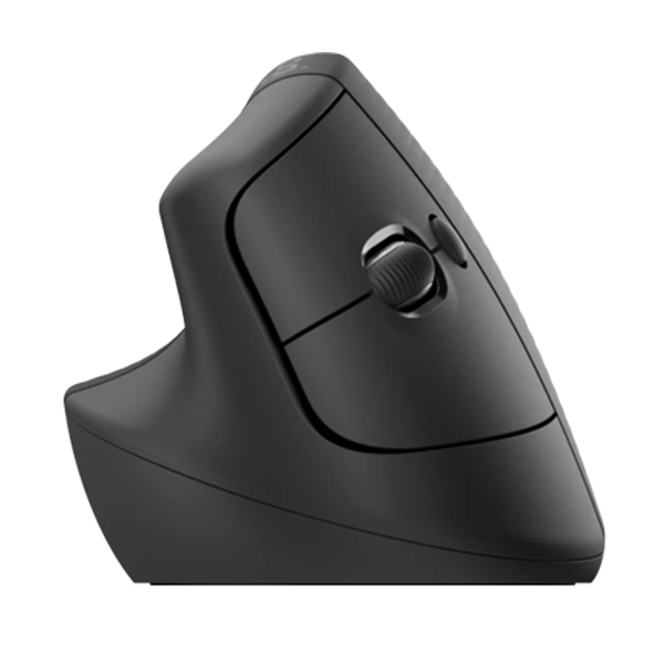 עכבר אלחוטי Logitech Lift Left ארגונומי ליד שמאל בצבע אפור יבואן רשמי