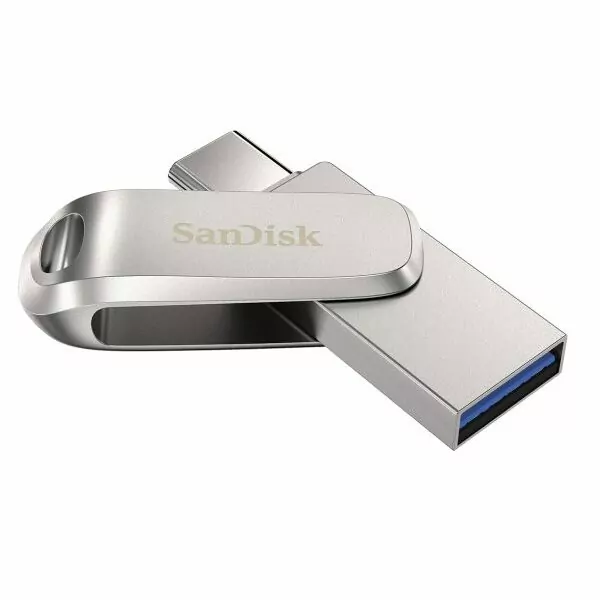דיסק און קי זיכרון נייד SanDisk Ultra Dual Drive Luxe USB Type-C 64GB