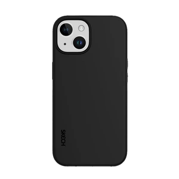 כיסוי לאייפון 15 פרו מקס שחור סיליקון דק תומך MagSafe אלגנטי Skech Splash