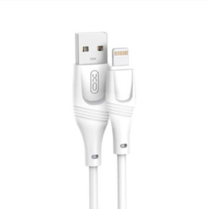 כבל מתאם מ-USB-A ל-Lightning לבן לטעינה והעברת נתונים XO NB238