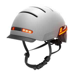 קסדה חכמה Livall BH51 Neo עם תאורת חירום לבטיחות מירבית ובעלת טכנולוגיית SOS אפור