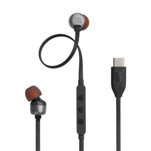 אוזניות חוטיות JBL Tune 310C בצבע שחור | באס עוצמתי, חיבור USB-C ואודיו באיכות גבוהה