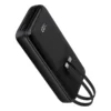 מטען מהיר נייד 10000mAh שחור עם תצוגת לד Miracase MPB10