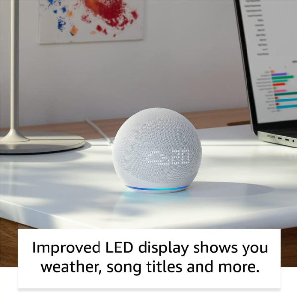 רמקול חכם Amazon Echo Dot 5th Gen 2022 צבע כחול שמיים