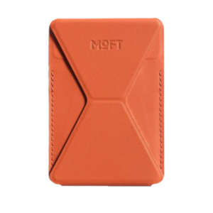 מעמד וארנק כתום Phone Stand & Wallet תומך MagSafe מבית Moft X