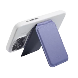 ארנק ומעמד סגול Snap Flash Wallet תומך MagSafe מבית Moft