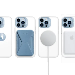 כיסוי לאייפון 13 פרו שקוף Snap Case תומך MagSafe מבית Moft
