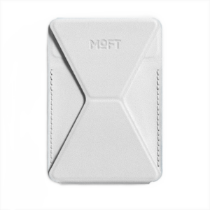 מעמד וארנק לבן Phone Stand & Wallet תומך MagSafe מבית Moft X