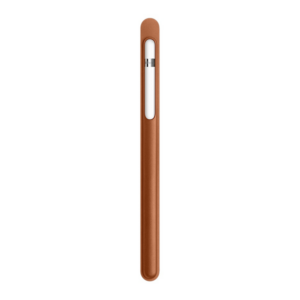 כיסוי Apple Pencil חום אוכף עור אפל מקורי לאחסון והגנה מקסימלית לעט שלך