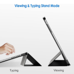 כיסוי דק iPad Pro 11 שחור להגנה מלאה ועיצוב אופנתי חצי שקוף