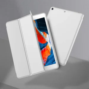 כיסוי פוליו iPad 10.2 אפור שילוב של עיצוב אופנתי והגנה אופטימלית עם מקום לעט