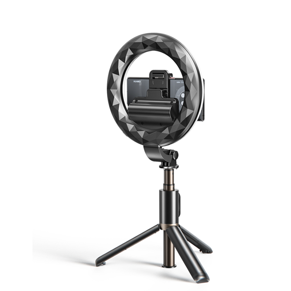 מוט סלפי עם רינג לייט 10 אינץ' ושלט רחוק | Yesido SF12