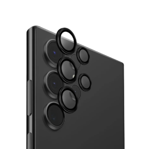 מגן מצלמה לגלקסי S24 אולטרה שחור עמיד וקשיח Camera Lens Protector