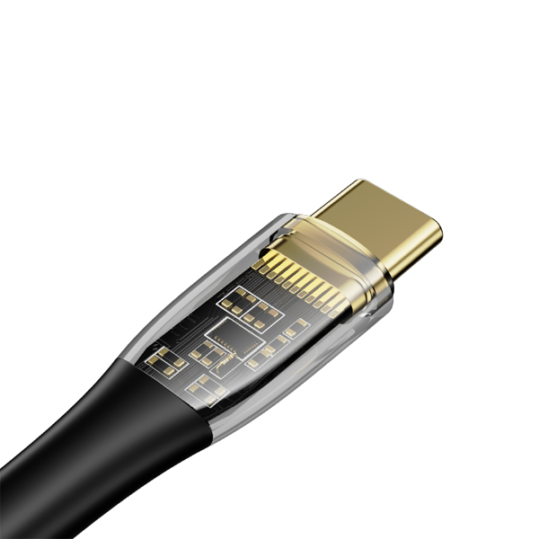 כבל USB-C ציפוי זהב להעברת נתונים וטעינה מהירה Yesido
