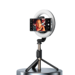 מוט סלפי עם רינג לייט 10 אינץ' ושלט רחוק | Yesido SF12