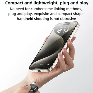 מיקרופון אלחוטי כפול USB-C עם מארז טעינה, טכנולוגיית AI לצליל ברור, חד ואיכותי | Yesido KR17