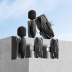 מיקרופון כפול אלחוטי Lightning עם טכנולוגיה להפחתת רעשים Yesido KR14