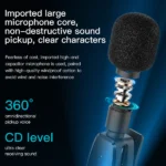 מיקרופון כפול אלחוטי Lightning עם טכנולוגיה להפחתת רעשים Yesido KR14