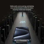 מיקרופון כפול אלחוטי Lightning עם טכנולוגיה להפחתת רעשים Yesido KR14