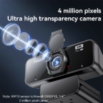 מצלמת רשת ברזולוציה 2K ומיקרופון מובנה עם ביטול רעשים Yesido