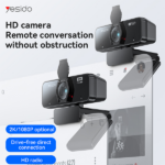 מצלמת רשת ברזולוציה 2K ומיקרופון מובנה עם ביטול רעשים Yesido