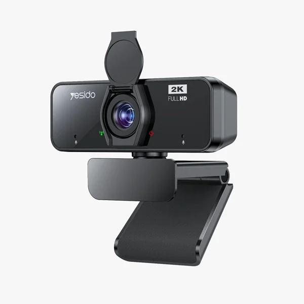 מצלמת רשת ברזולוציה 2K ומיקרופון מובנה עם ביטול רעשים Yesido