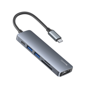 מתאם האב USB-C עם 6 חיבורים כולל HDMI וטעינת PD 60W מבית Yesido