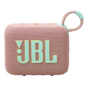רמקול JBL Go 4 ורוד נייד עם סאונד עוצמתי ועמידות למים