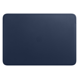 תיק מעטפה למקבוק פרו 16 אינץ׳ כחול מידנייט עור מקורי Apple Leather Sleeve For Macbook 1