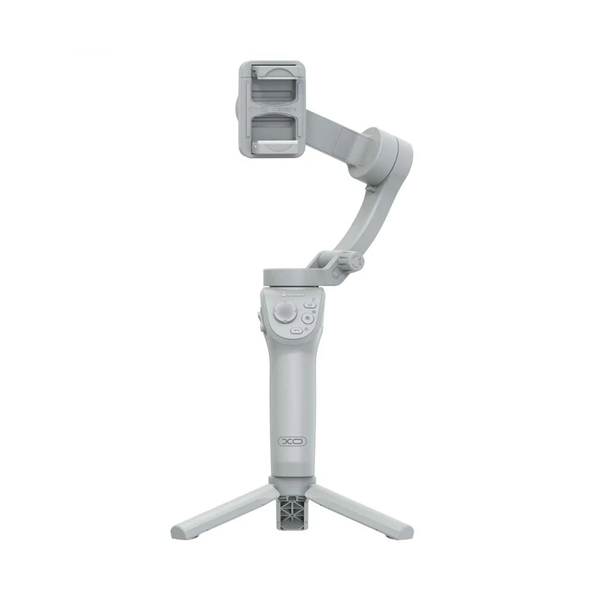 גימבל מייצב סמארטפון לצילום לבן עם שלושה צירי תנועה XO