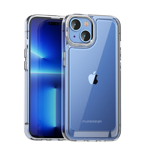 כיסוי לאייפון 15 פלוס חזק ודק בצבע שקוף PureGear