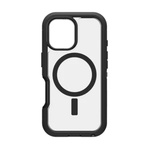 כיסוי OtterBox Defender XT לאייפון 16 פרו שקוף/שחור תומך MagSafe