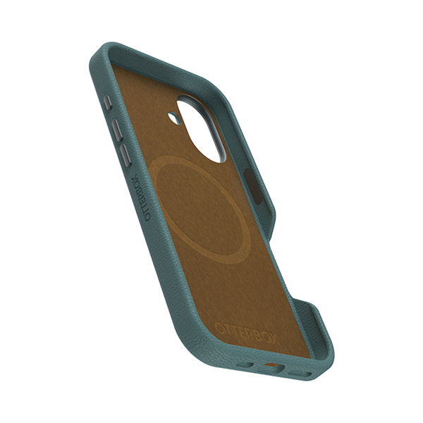 כיסוי Symmetry Cactus Leather ירוק לאייפון 16 להגנה וסטייל OtterBox