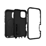 כיסוי לאייפון 16 שחור OtterBox Defender תומך MagSafe