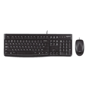 סט מקלדת ועכבר חוטיים MK120 של Logitech