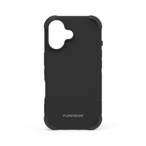 כיסוי DualTek לאייפון 16 שחור עם מבנה קשיח PureGear