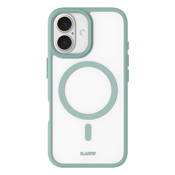 כיסוי Laut HUEX PROTECT ירוק לאייפון 16 תומך MagSafe