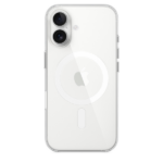 כיסוי סיליקון לאייפון 16 פלוס שקוף תומך MagSafe מקורי Apple Silicone Clear