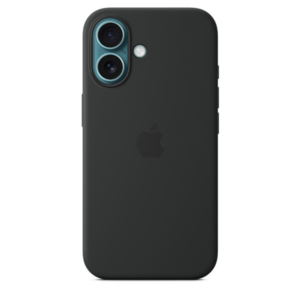 כיסוי סיליקון לאייפון 16 שחור תומך MagSafe מקורי Apple Silicone Black