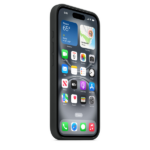 כיסוי סיליקון לאייפון 16 שחור תומך Magsafe מקורי Apple Silicone Black 6