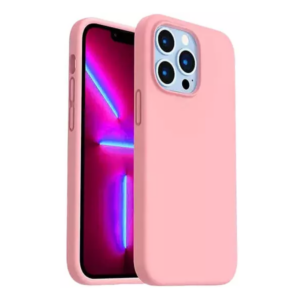 כיסוי קטיפה לאייפון 16 פרו מקס ורוד דמוי עור איכותי