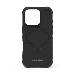 כיסוי שחור לאייפון 16 פרו תומך MagSafe סדרת DualTek Kik מבית PureGear